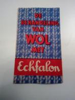 Oud foldertje echfalon wolwasmiddel uit ca. 1960-1965, Verzamelen, Overige typen, Gebruikt, Ophalen of Verzenden