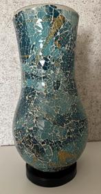 Glas mozaïek lamp Hoogte 36cm, Antiek en Kunst, Ophalen of Verzenden