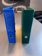 Ordners A4 2-gaats, blauw en groen, Diversen, Ophalen, Zo goed als nieuw