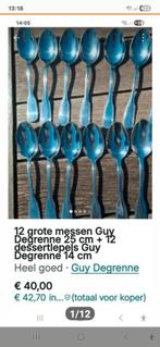 Guy Degrenne bestek, Ophalen of Verzenden, Zo goed als nieuw, Rvs of Chroom, Los bestek