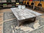 Oude houten grote salontafel - buitentafel - buiten tafel, Antiek en Kunst, Ophalen