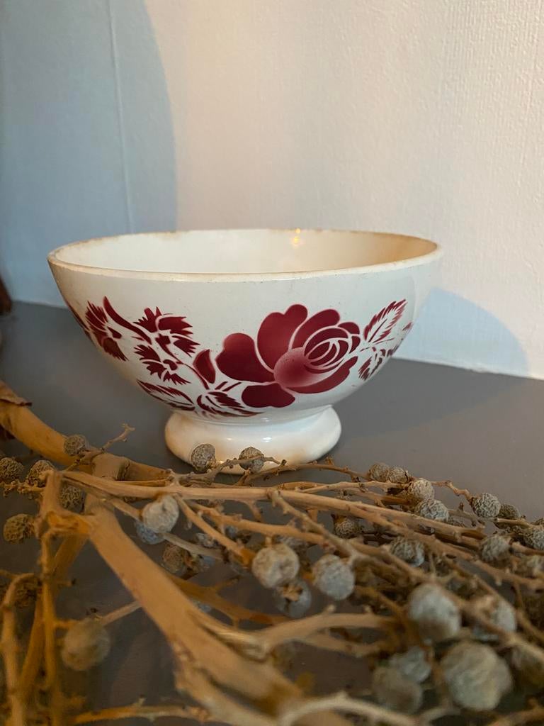 Oude Franse spoelkom Digoin, Ophalen of Verzenden