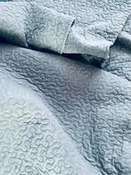 Grote Bedsprei Grijs Katoen 264 x 276 cm, Huis en Inrichting, Slaapkamer | Beddengoed, Gebruikt, Tweepersoons, Ophalen of Verzenden