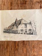 Rotterdam Suze de Lint - Boerderij, Antiek en Kunst, Kunst | Tekeningen en Foto's, Ophalen of Verzenden