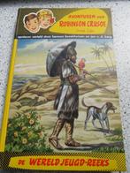 Boek Avonturen van Robinson Crusoe Daniel Defoe Wereld Jeugd, Boeken, Avontuur en Actie, Gelezen, Ophalen of Verzenden