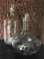 Grote glazen wespen vanger met dop, Antiek en Kunst, Ophalen of Verzenden