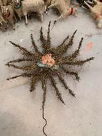 #kerst antieke tinsel Kerstboom ornament met engel, Gebruikt, T, Ophalen of Verzenden, N