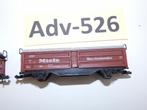 Adv-526 N Spoor Schuifwand/Dakwagons 25093/228 Roco, Gebruikt, Gelijkstroom, Wagon, Ophalen of Verzenden