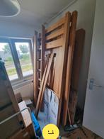 Ikea hoogslaper hout 90x200, Huis en Inrichting, Slaapkamer | Stapelbedden en Hoogslapers, Ophalen, Gebruikt, Eenpersoons, 200 cm
