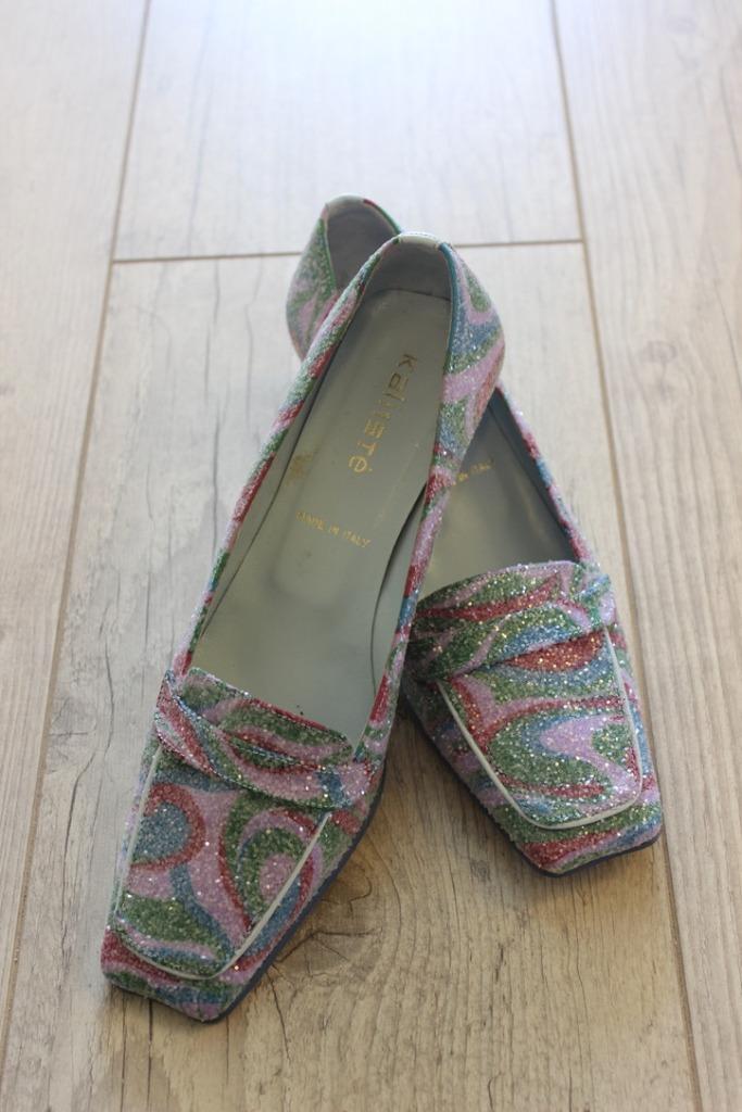 NIEUW: Kallisté bonte hakjes maat 36.5, Kleding | Dames, Schoenen, Nieuw, Schoenen met lage hakken, Zwart, Ophalen of Verzenden