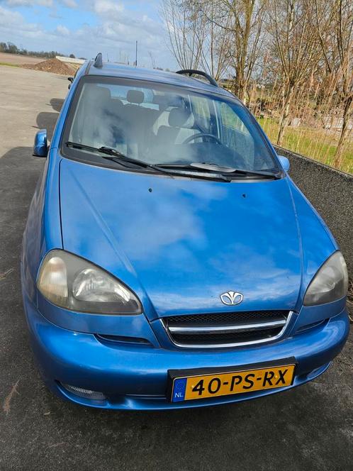 Daewoo Tacuma 1.6 2004 Blauw, Auto's, Daewoo, Particulier, Tacuma, Benzine, E, MPV, Handgeschakeld, Origineel Nederlands, Blauw