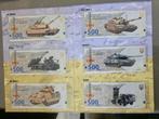 6 x Souvenir banknoten Ukraine in speciale map wapens deel 2, Verzenden, Overige landen, Setje