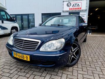 Mercedes-Benz S-Klasse 3.7 S350 AUT 2002 Blauw Youngtimer beschikbaar voor biedingen