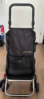 Playmarket boodschappenwagen zwart, Sieraden, Tassen en Uiterlijk, Tassen | Reistassen en Weekendtassen, Ophalen, Gebruikt, Zwart