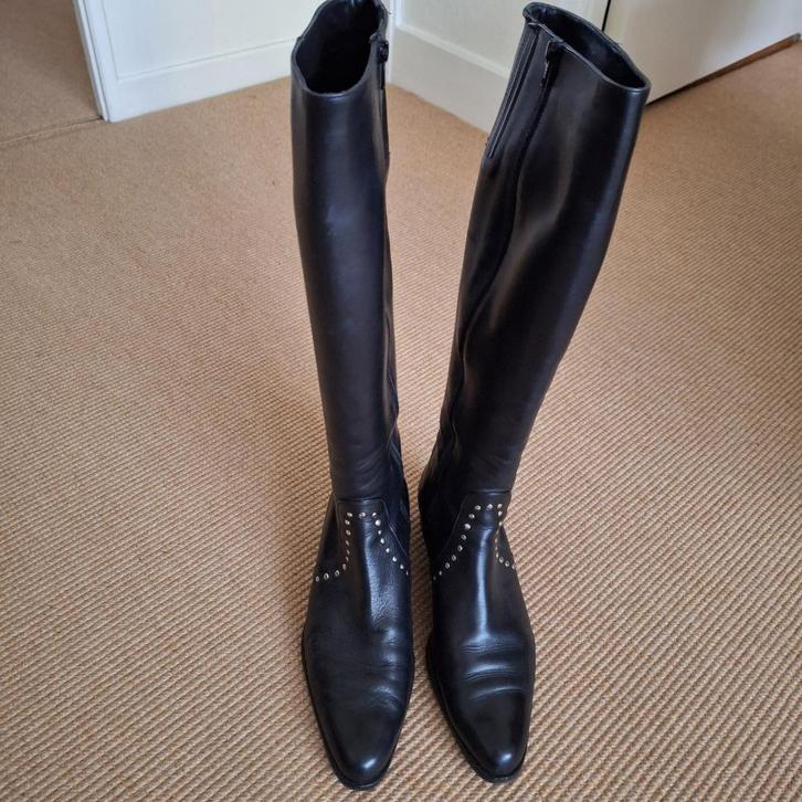 Panara laars zwart mt 37, Kleding | Dames, Schoenen, Zo goed als nieuw, Hoge laarzen, Zwart, Ophalen of Verzenden