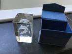 Dolfijnen 3D laser gravure kristal met originele doos. IZGS, Ophalen of Verzenden, Zo goed als nieuw, Dier