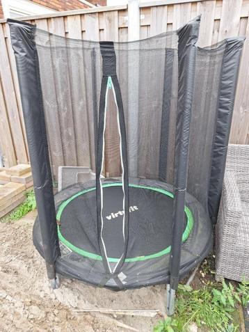 VirtuFit Kinder Trampoline met Veiligheidsnet - 140 cm beschikbaar voor biedingen
