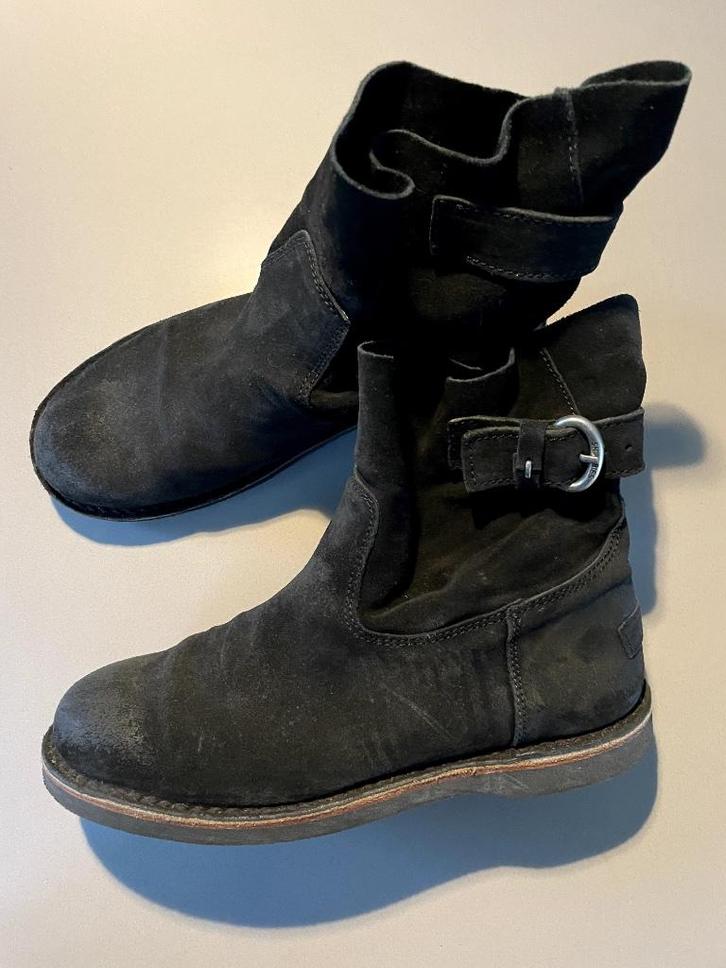 Shabbies - zwarte enkellaars mt 40, Kleding | Dames, Schoenen, Zo goed als nieuw, Lage of Enkellaarzen, Zwart, Ophalen of Verzenden