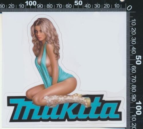 Sticker: Makita (Replica), Verzamelen, Stickers, Zo goed als nieuw, Bedrijf of Vereniging, Ophalen of Verzenden