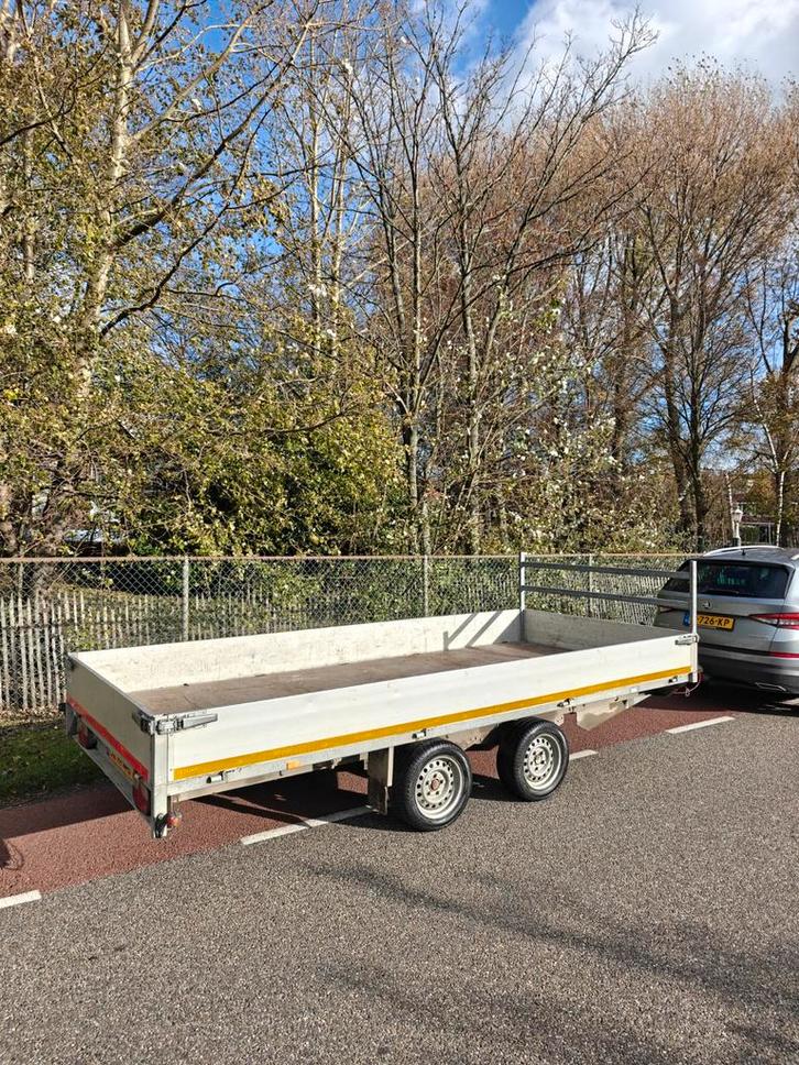 Eduard plateau aanhanger 2000KG, Auto diversen, Aanhangers en Bagagewagens, Zo goed als nieuw, Ophalen of Verzenden