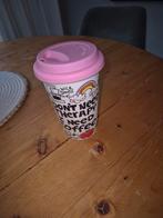 Koffie beker met siliconen deksel Blond, Blond Amsterdam, Nieuw, Ophalen of Verzenden, Kop(pen) en/of Schotel(s)