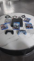 Playstation 4 set, Met games, Met 2 controllers, Ophalen of Verzenden, Zo goed als nieuw