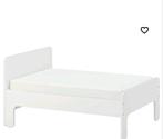 Ikea meegroeibed + matras, Huis en Inrichting, Ophalen, Eenpersoons, Wit, 200 cm