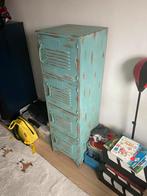 Lockerkastje | 4 vakken met deurtje | blauw, Ophalen, Zo goed als nieuw