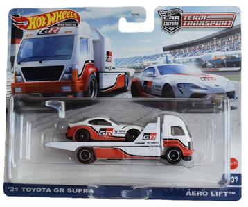 '21 Toyota GR Supra van Hot Wheels Team Transport nr. 37 beschikbaar voor biedingen