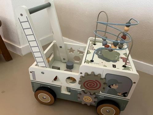 Loopwagen van hout, Kinderen en Baby's, Speelgoed | Houten speelgoed, Zo goed als nieuw, Duw- of Trekspeelgoed, Ophalen
