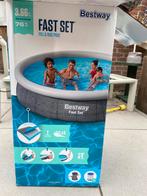 Bestway fast set rond 3,66, Tuin en Terras, Zwembaden, Ophalen, Minder dan 80 cm, Opblaaszwembad, Rond