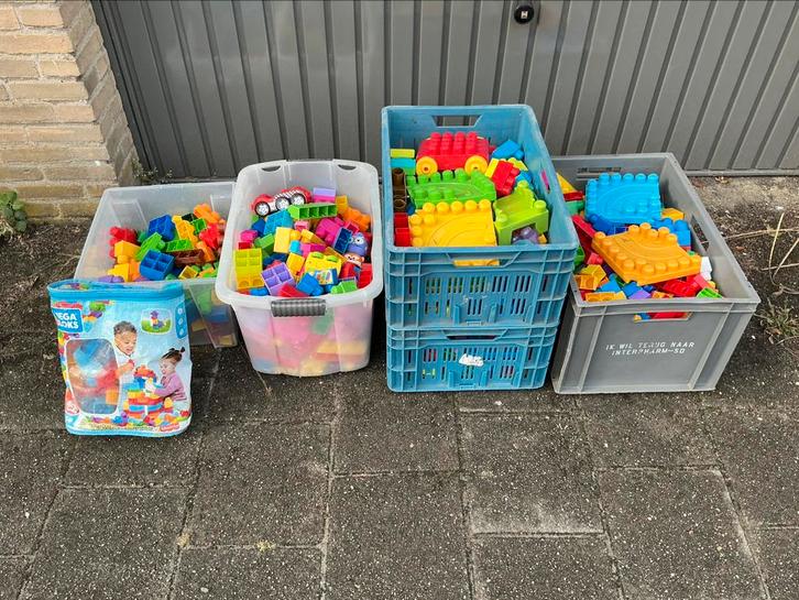 Grote partij Megabloks, Kinderen en Baby's, Speelgoed | Bouwstenen, Gebruikt, Megabloks, Ophalen