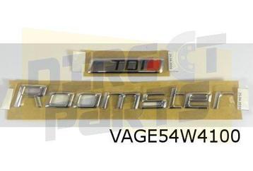 Skoda Roomster (8/06-6/15) embleem tekst "Roomster TDI" (KTP beschikbaar voor biedingen