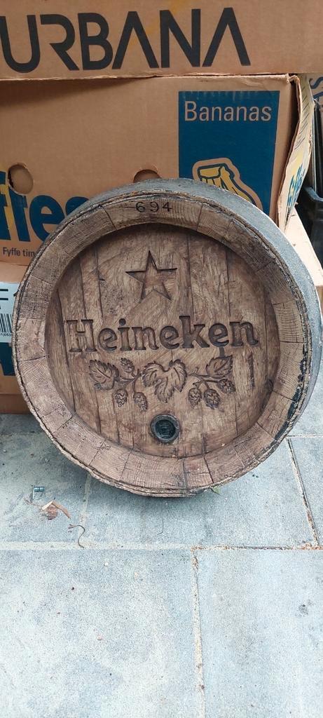 Heineken schild, Verzamelen, Biermerken, Reclamebord, Plaat of Schild, Heineken, Ophalen of Verzenden