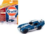 1965 Shelby Cobra Daytona Coupe v Johnny Lightning Gulf 1/64, Ophalen of Verzenden, Nieuw, Auto