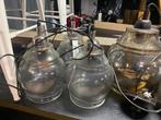 Nieuwe retro lampen - diverse modellen, Ophalen, Nieuw, Glas, Minder dan 50 cm
