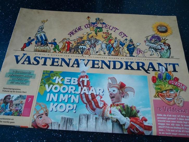 carnavalskranten uit bergen op zoom, Boeken, Tijdschriften en Kranten, Zo goed als nieuw, Overige typen, Ophalen of Verzenden