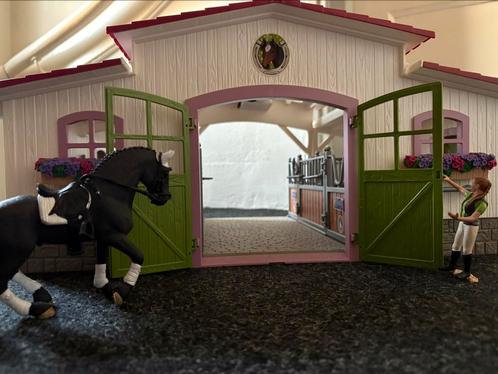 Schleich paarden stal & meer, Verzamelen, Speelgoed, Zo goed als nieuw, Ophalen of Verzenden