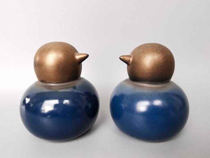 Scandinavisch ? Keramiek beeldjes vogels, Aarikan Finland, Antiek en Kunst, Antiek | Keramiek en Aardewerk, Verzenden
