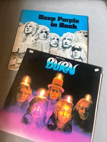 Deep Purple Vinyl - In Rock & Burn beschikbaar voor biedingen