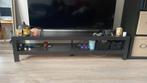 IKEA Lack TV Meubel - Zwartbruin, Kunststof, Gebruikt, 150 tot 200 cm, Ophalen of Verzenden