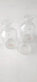 setje laboratorium glaswerk, Ophalen of Verzenden, Gebruikt