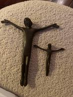 2 Bronzen Jezus Figuren - Charles Eyck Stijl, Ophalen