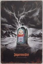 Jagermeister bliksem fles reclamebord van metaal wandbord, Verzamelen, Reclamebord, Info@deconoord.nl, Deco Noord, Nieuw
