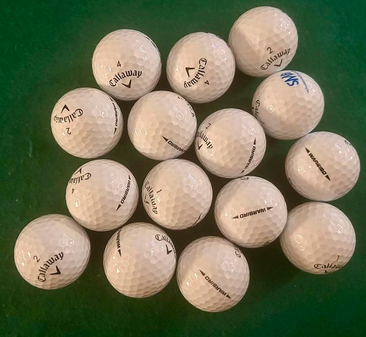 CALLAWAY WARBIRD 50 stuks, Sport en Fitness, Golf, Zo goed als nieuw, Bal(len), Callaway, Ophalen of Verzenden