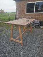 Houten Sta tafel, Huis en Inrichting, Tafels | Statafels, Ophalen, Zo goed als nieuw