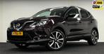 Nissan Qashqai 1.2 Tekna*Panodak*Trekhaak*Leder*Navi*Camera*, Auto's, Voorwielaandrijving, Euro 5, Gebruikt, Zwart