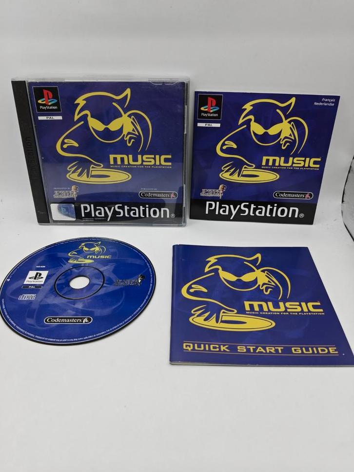 Jester Music - PS1, Spelcomputers en Games, Games | Sony PlayStation 1, Gebruikt, Muziek, 1 speler, Vanaf 3 jaar, Ophalen of Verzenden