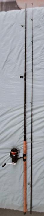 Oldskool Albatros penhengel met Shakespeare molen, Watersport en Boten, Hengelsport | Karpervissen, Ophalen, Gebruikt, Complete set