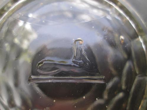 2 Zeer Zeldzame Antieke Glazen Bierpullen Gemerkt Sphinx, Antiek en Kunst, Antiek | Glas en Kristal, Ophalen of Verzenden